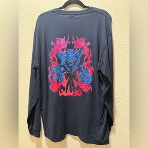 Designed By Humans Tultex Long Sleeve Sci-Fi Graphic Print T-Shirt Size L